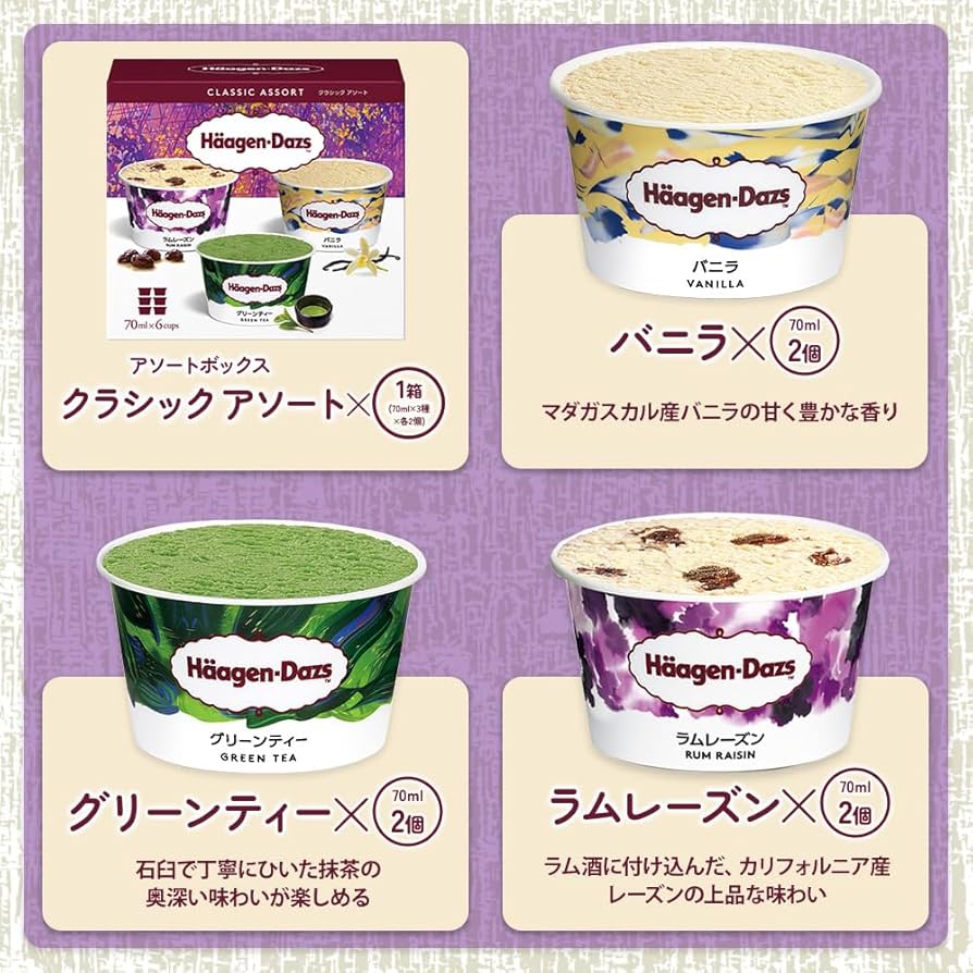 はーげんダッツ ハーゲンダッツアソート3箱セット HD71A | Haagen-Dazs